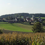 Blick auf Burkhardsrieth
