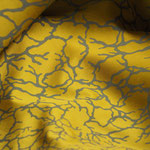 sheen organic textiles - goldgrün, print - bio-twill