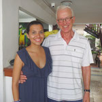 Im Hostel von Cartagena noch ein Erinnerungsfoto mit der bezaubernden Juliana.