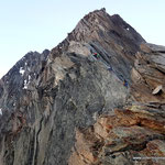 Photo:  Stefan Joller / Climber:  unknown climbers / Location: Weissmies Nordgrat, Valais, Switzerland