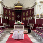 Trautisch in der Ordenskapelle im Residenzschloss Ludwigsburg in Ludwigsburg