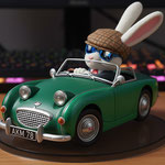 Healey sprite 》多忙の一日終了。 のほほんと、のんびりと、気楽に、気緩めて...。 そんな感じさえ、走りだせば痛快そのもの! さほど急ぐ事なく、カーライフ存分楽しめるって、"カニ目"の愛称の、こんなクルマでこそかも?