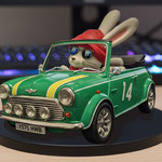 Mini 》残業続きだけれど、いるんだよね...。 今日は、前々から気がかりだった"彼女"が。 さっきね、家の近くまでクルマで送ることOKしてもらった。可愛いMiniが好きって褒めてくれて、ワクワクさ! みんなも! Happyかい?