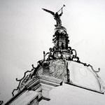 PASO A PASO - NUESTRA SEÑORA DE LOS SANTOS - PATRONA DE ALCALA DE LOS GAZULES - DIBUJO EN GRAFITO SOBRE PAPEL DE 50 X 70 CM.