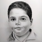 RETRATO REALIZADO EN GRAFITO 30x40 cm. VENDIDO