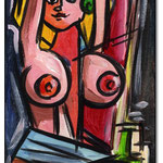 Picasso Style Erotic Art/ Acryl auf Leinwand