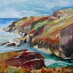 Cornwell, Acryl <br/>   36x48cm, 2014