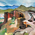 Kreta, Acryl   36x48cm, 2002