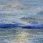 Abschied, Pastell<br/>36x48cm, 2022