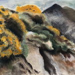 auf Kreta,  Aquarell/Pastell  <br/> 36x48cm, 2017