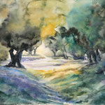 Pritzhagen 1,  Aquarell <br/> 36x48cm, 2019