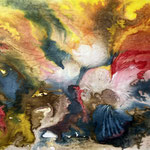 Orchidee, Tusche<br/>29x38cm, 2023