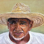 Mexikaner, Pastell<br/>21x30cm, 2020
