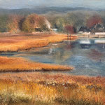 der Hafen von Kloster, Pastell<br/>42x59cm, 2021