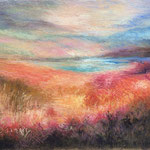 finnischer Herbst,Pastell<br/> 30x42cm, 2020