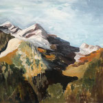 Herbst im Hochgebirge, Acryl <br/>  36x48cm, 2005