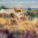 Sommer auf dem Darß, Pastell<br/>50x65cm, 2022