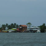 Bocas Town desde la isla de Carenero