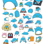 「ペンギンのペンちゃん」LINEスタンプ　2016年　ペン・CG