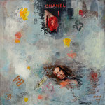 Chanel, 80x80 cm, Mixed media, 700 Euro