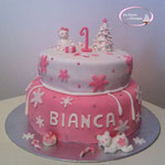 torta compleanno innevato