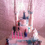 torta frozen castello di ghiaccio
