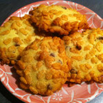 Biscotti ai cereali e goccie di cioccolato