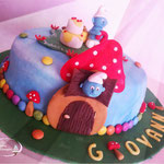 torta puffi
