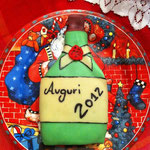Torta Bottiglia Capodanno
