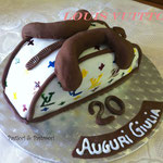 torta borsa louis vuitton