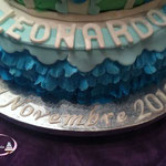 torta battesimo ruffle