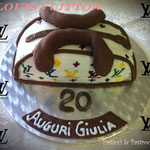 Torta borsa luois vuitton