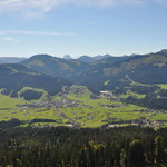 Blick Richtung Ellmau und Hartkaiserbahn