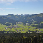 Blick Richtung Ellmau und Hartkaiserbahn