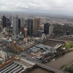 Ausblick über Melbourne...ziemlich triest ;)