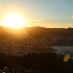 Sonnenuntergang über Wellington
