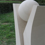    "Amasra Mouss"   (Pierre calcaire de Lens)    Hauteur 115 cm