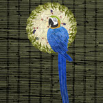 Blue and Yellow Macaw Wreath