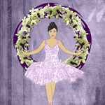 Ballerina Orchid Wreath