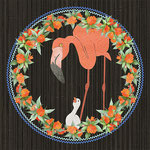 Flamingo Wreath