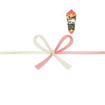紅白内祝用のし紙(蝶結び）