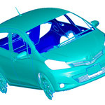 自動車の３Dスキャンデータ