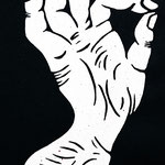 Da war die Faust zur Hand erlahmt, 2024, Linolschnitt, 31 x 19 cm