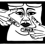 Ave Eva! 2023, Linolschnitt, 21 x 30 cm