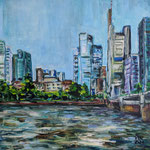 Frankfurt on The Main 40x50cm Acrylics on Canvas 2022