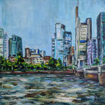 Frankfurt on The Main 40x50cm Acrylics on Canvas 2022