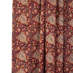 Tissu kalamkari rouge alizarine (2)