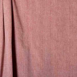 Tissu indien bio, aspect chiné, de couleur rose soutenu.