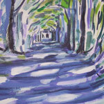 Tree Tunnels to The Elbe from Bergedorf, Summer 2009.........
