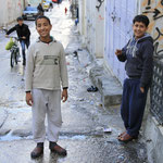 Kinder in einem palästinensischen Flüchtlingscamp in Nablus